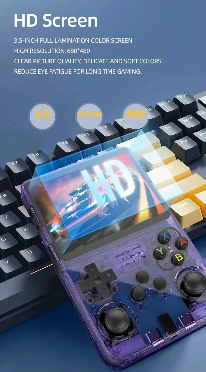 R36S Retro Handheld Video Game Console 64GB y 128GB