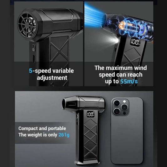 Powerful Dust Blower 800000KIS Type-C Rechargeable